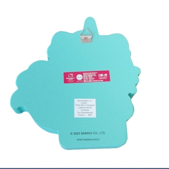 Sanrio Hello Kitty Decor Unicorn Wooden Signs Good Vibes, set of 2 - Picture 3 of 10